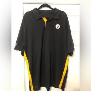 Nike Pittsburgh Steelers Polo. XXL.